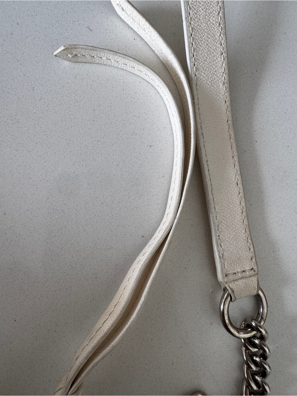 Jimmy choo cream Faye crossbody bag - Picture 5 of 12